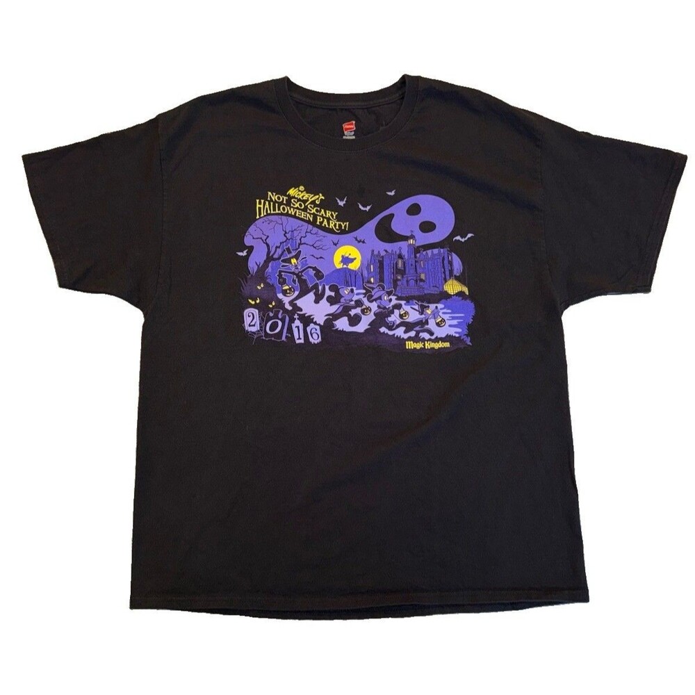 Disney Parks Mickey Not So Scary Halloween Party 2016 Shirt XL Magic Kingdom